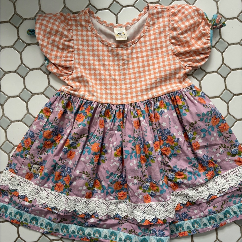 Wild Flowers Brilliant Daydream Southern Charm dress/tunic 
Size 8